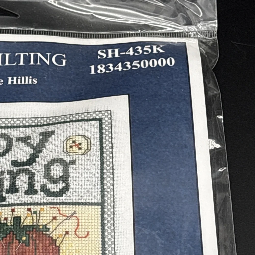 Sue Hillis Designs Happy Quilting Cross Stitch Kit Premium Jobelan DMC Floss